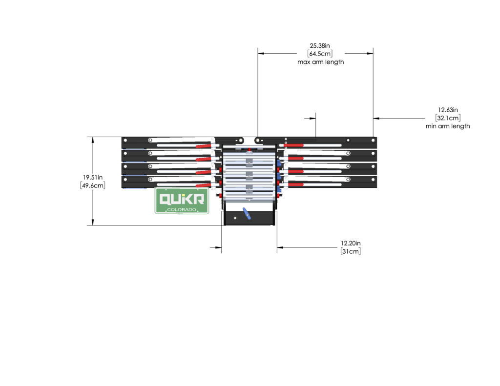 Rack Dimensions - QuikrStuff - Proudly made in the USA