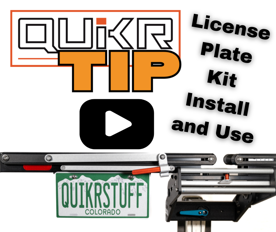 Quikr Tip License Plate Kit Install and Use with play button