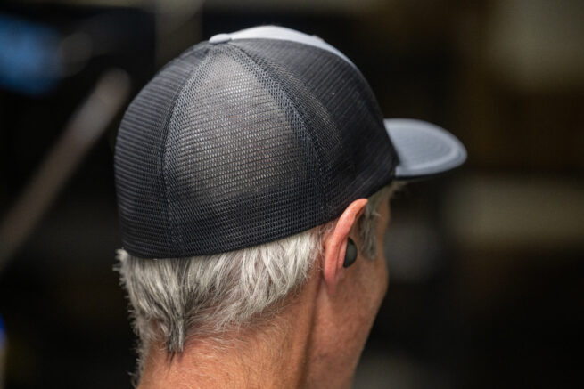 Back of Fitted Hat