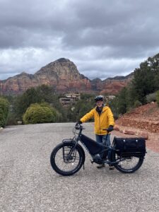 Bryan with the Tern Orox in Sedona, Arizona.