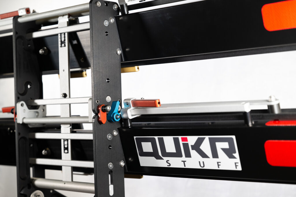 Quik Rack Mach2 bike rack with QuikrStuff decal
