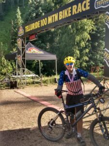 Tray Koch at bike race