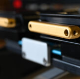 the gold handle on the Quik Rack Mach2 bike rack