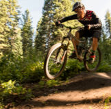 Eric mountain biking