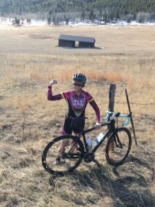 Noni on a ride in the mountains