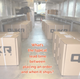 QuikrStuff boxes in delivery van