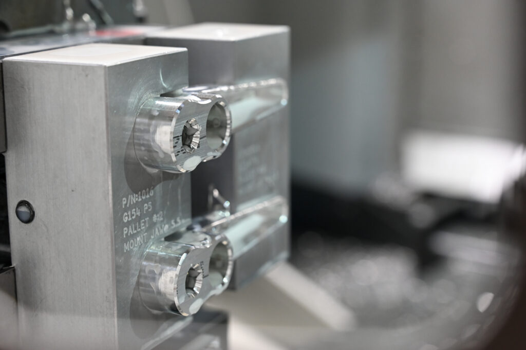 handle being made in a CNC machine