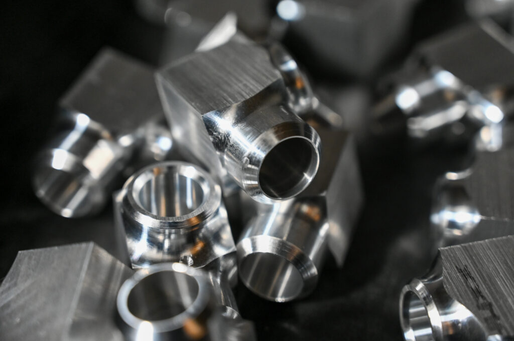 raw wheel lock body before anodizing