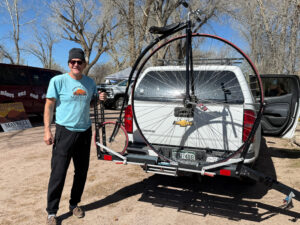 Penny Farthing on the Mach2 bike rack
